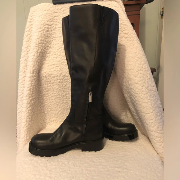 MARC FISHER LTD Phidias Knee High Boot Black Platform Size 5.5 - Picture 4 of 11